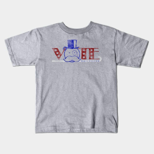 Vote Railroads Kids T-Shirt by BeanePod